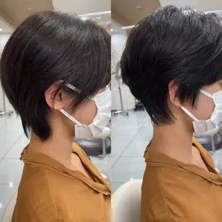 ショート 髪質改善/縮毛矯正 /ブリーチ矯正/岡部のヘアスタイル