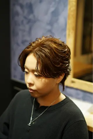 パーマ メンズ litbyfifth 濵崎寛太のヘアスタイル