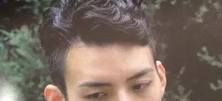 ショート パーマ メンズ au美容室所属・au栄矢場町 水素髪質改善Tのヘアスタイル