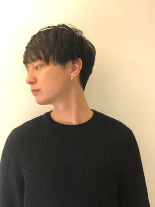 メンズ ニュアンスパーマ/ メンズカット田島勇樹のヘアスタイル