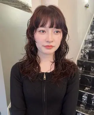 ミディアム パーマ/ nonoka🩶のヘアスタイル