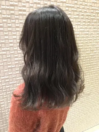 セミロング カラー scene.池袋所属・scene. haraのヘアスタイル