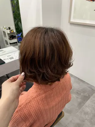 ショート パーマ 🫧コウノ ミナ🫧のヘアスタイル