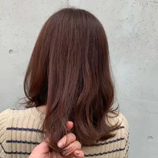 ミディアム カラー 中津/柔らかカラー/ ナガオ　イズミのヘアスタイル