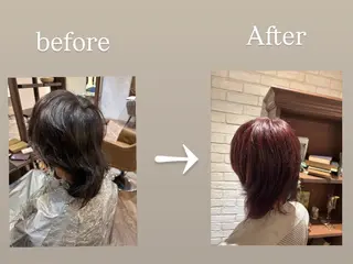 カラー 蓮田 麗斗のヘアスタイル