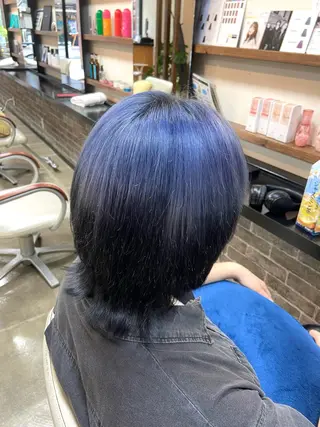ミディアム カラー ヘアアレンジ ✨デザインカラー✨髪 質改善🫧イツキ🍒のヘアスタイル