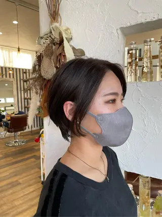 ショート カラー 🌸小掛🌸 豊橋外国人風カラーのヘアスタイル