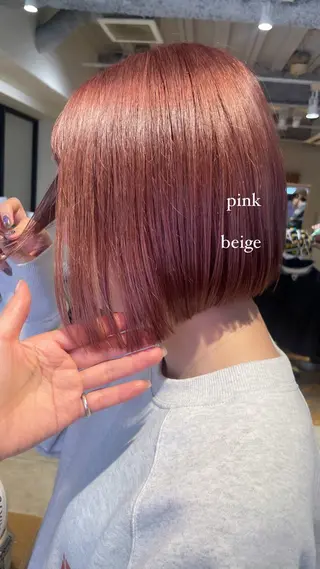 ショート カラー ショート・ボブ／ CHIEのヘアスタイル