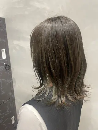 ミディアム カラー PANOL 秀島のヘアスタイル