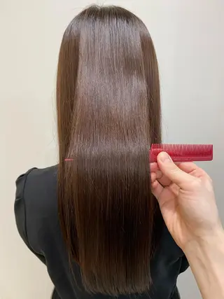 ロング コテ巻き風パーマ/ 髪質改善/河島恭平のヘアスタイル