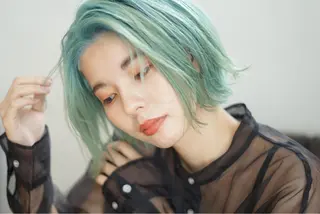 ミディアム 美髪ストレート 川本雄己のヘアスタイル