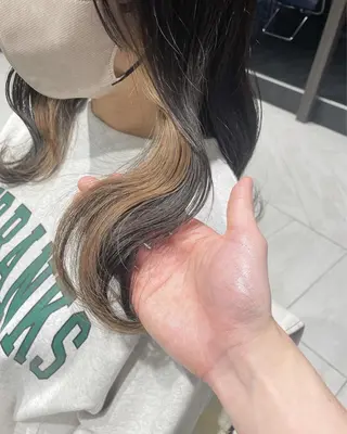 セミロング カラー コイデ リュウセイのヘアスタイル