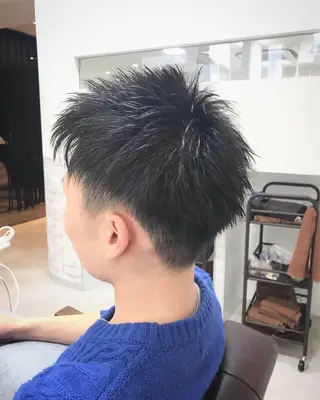 ショート パーマ メンズ マンツーマン/透明感 foi hairのヘアスタイル