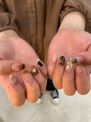 ネイル ゆびノさき茨木店 ニュアンス/アートのネイルデザイン