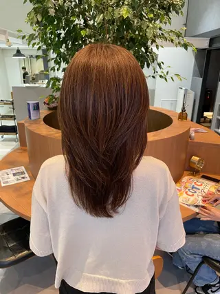 セミロング ayaka |トレンドヘアのヘアスタイル