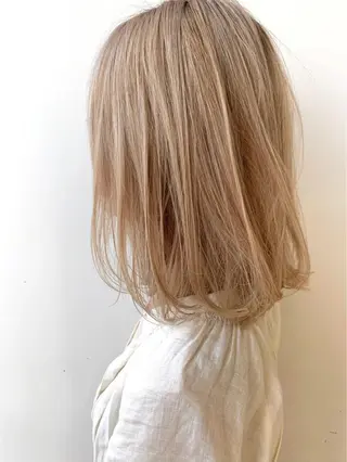 ミディアム カラー ヘアアレンジ メンズ キッズ ネイル マツエク・マツパ アイブロウ 🪐 TenTen🪐のヘアスタイル