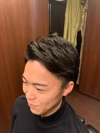 ショート メンズ ヒロ銀座 バーバーショップ神楽坂所属・ひらお あおとのヘアスタイル