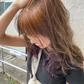 セミロング カラー 🌼RIKA🌼レデ ィース専門💖のヘアスタイル