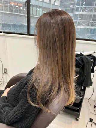 セミロング カラー 💫髪質改善矯正 MIHO💫のヘアスタイル