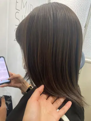 ミディアム 前田リサコ🌹 ✨艶髪職人のヘアスタイル