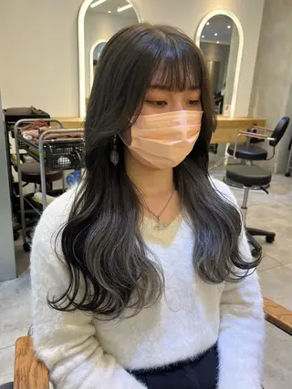 ロング カラー 渋谷で叶う美髪❤ ◎NATSUKI🤍のヘアスタイル