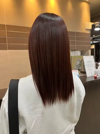 ミディアム hair and beauty QUATRO 赤塚店所属・QUATROカラー 予約‪のヘアスタイル