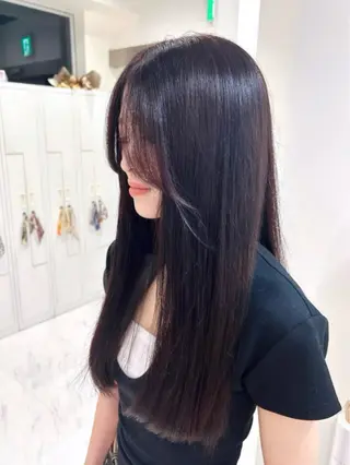 ロング カラー MONA HARUNAのヘアスタイル