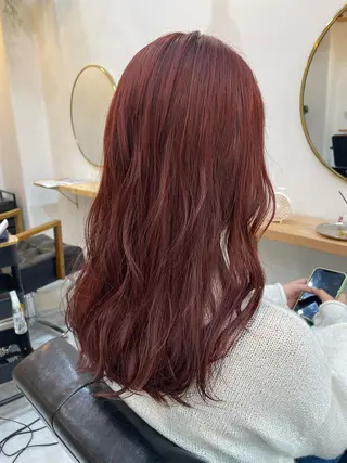 ロング カラー 高梨 菜々のヘアスタイル