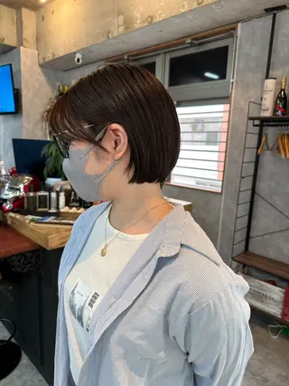 ショート C’LD hair produce /シールドヘア所属・モテ髪/ボブ/ショー ト/アダチフウトのヘアスタイル