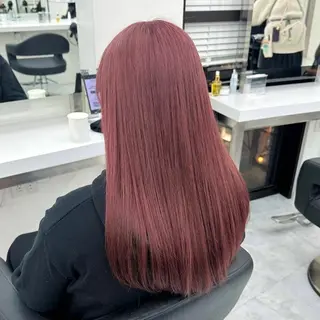 ロング カラー ヘアアレンジ 可愛い暖色ヘア🥀 えびけんのヘアスタイル