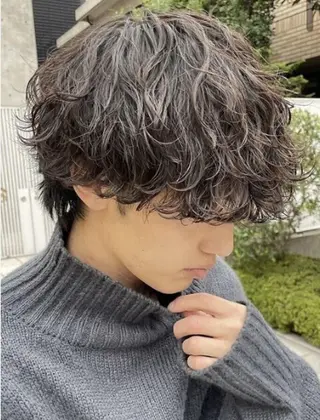 カラー パーマ fifth/片平 琳大郎のヘアスタイル