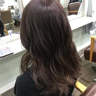 ミディアム カラー ブリーチ&似合せボブ 田中寛十のヘアスタイル