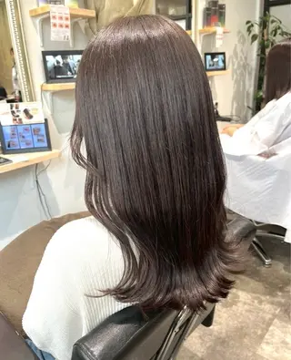 セミロング est-r.Fukuoka所属・マエダルイ🫧 韓国ヘア🫧博多のヘアスタイル