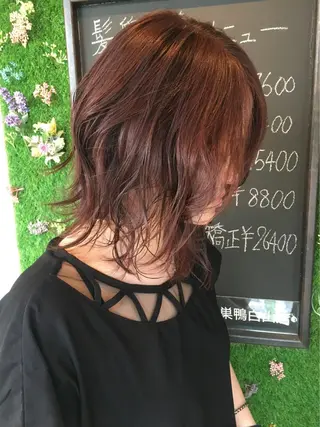 カラー 🫧韓国スタイル🫧 安生　力哉のヘアスタイル