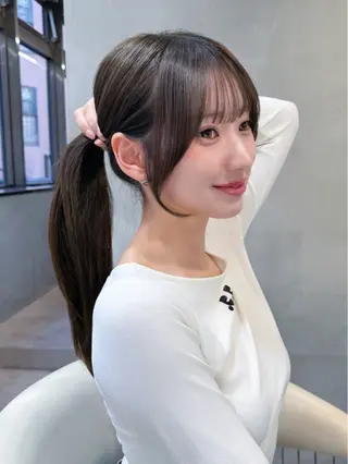 セミロング 🩵縮毛矯正 /🫧harukaのヘアスタイル