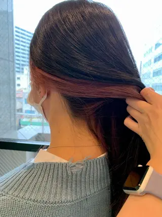 ロング カラー yuri🌼 NUMBER 天王寺のヘアスタイル