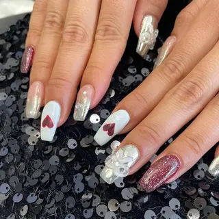 ネイル クルミ/ 💕ワンホンネイルのネイルデザイン