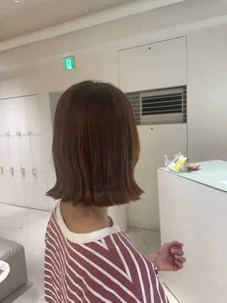 ミディアム カラー loely 💞miyuのヘアスタイル