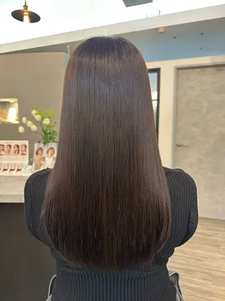 ミディアム パーマ sato ayaka ｜透明感カラー🫧のヘアスタイル