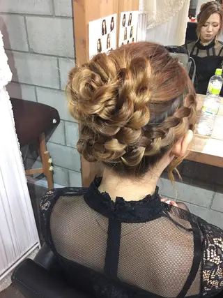 ロング ヘアアレンジ 加藤 圭悟のヘアスタイル