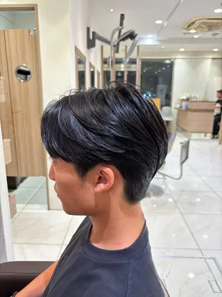 パーマ メンズ 山本 侑平のヘアスタイル