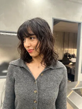 ミディアム パーマ お悩み解決パーマ hana🩰のヘアスタイル