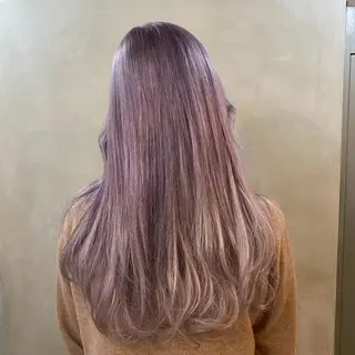 ロング カラー ヘアアレンジ M所属・ハイトーン/透け感 カラー🎀真香のヘアスタイル