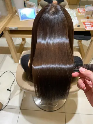 セミロング 髪質改善 フルカワジュンタのヘアスタイル