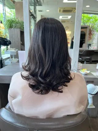 ロング パーマ 『fleur』斎藤 竜雅のヘアスタイル
