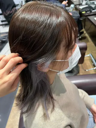 ミディアム カラー 学生人気no.1 🦋ナツミのヘアスタイル