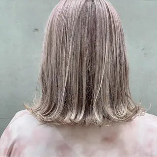 ミディアム カラー パーマ ヘアアレンジ Riposo.所属・✨艶髪✨ 奈須晴香のヘアスタイル