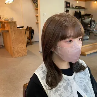 ミディアム カラー 🌼RIKA🌼レデ ィース専門💖のヘアスタイル