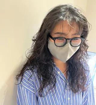 ロング パーマ ニュアンスヘア☆樋口 希世☆のヘアスタイル