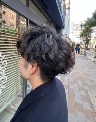 パーマ メンズ ヤシロケンタ メンズ特化のヘアスタイル